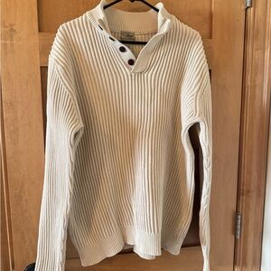L.L. Bean Cream Sweater